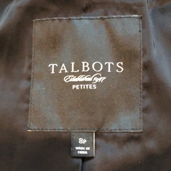 Talbots leather jacket - Picture 3 of 8